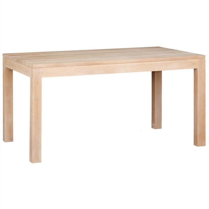 Naples Solid Timber Dining Table, 150cm, White Wash SFS638DT-150-90-TA-WS