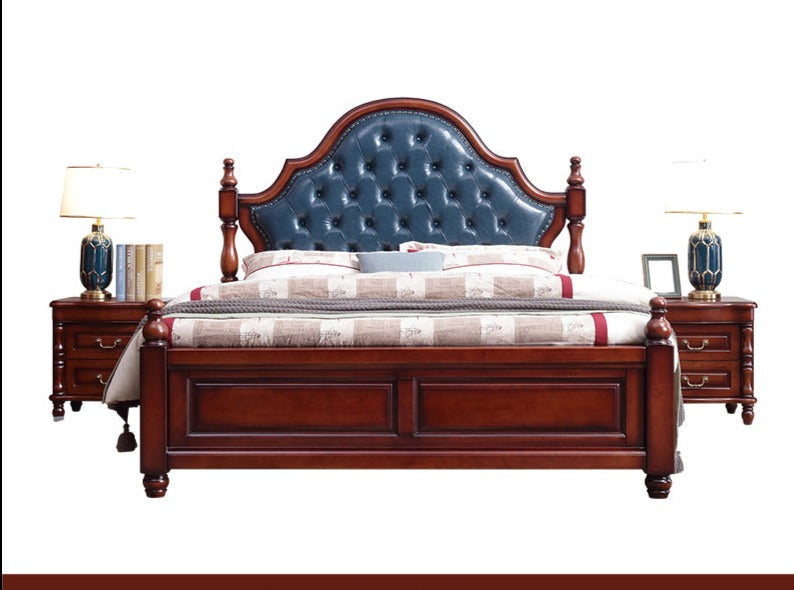 Lucy Boston Hilton Bed American Classic Solid Wood ( Select from 2 Size 2 Color )