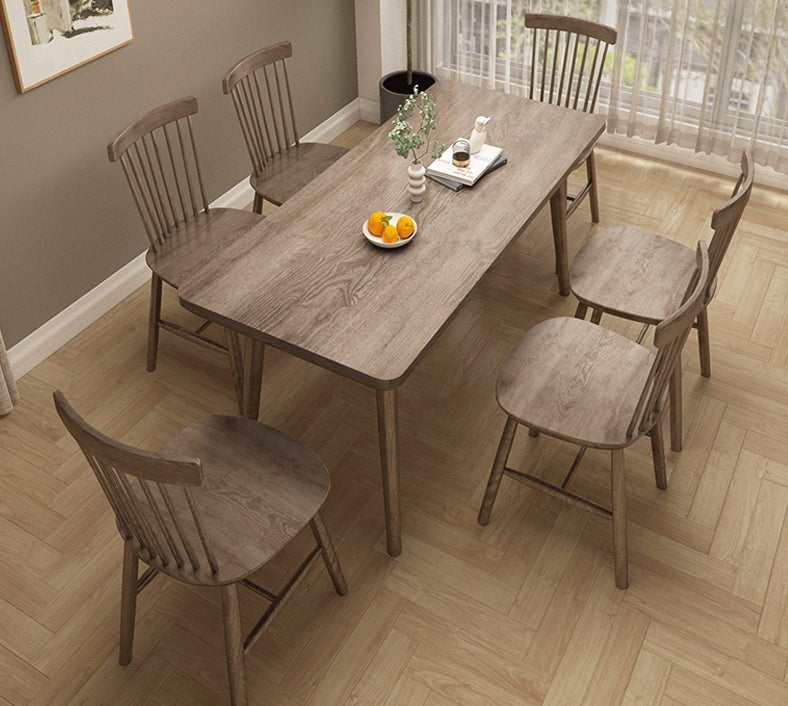 ADALINE Minimalist Dining Table Nordic All Solid Wood