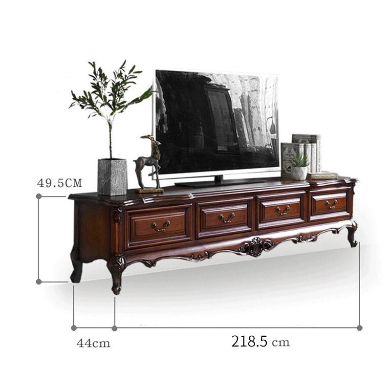 Claire New York Sheraton TV Console Cabinet / Coffee Table / Glass Display American Modern