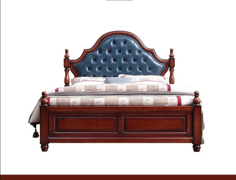 Lucy Boston Hilton Bed American Classic Solid Wood ( Select from 2 Size  2 Color )