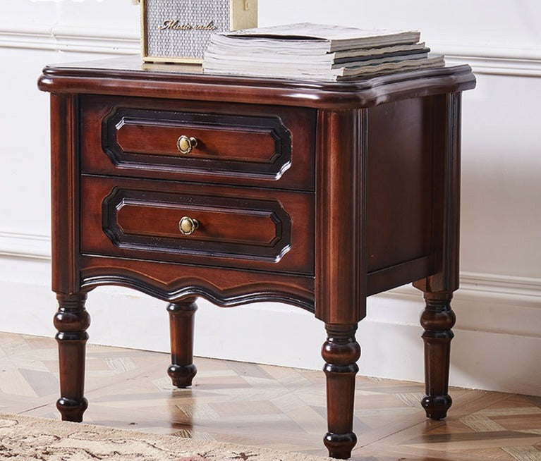 SOPHIA HILTON American Style Solid Wood Bedside Table Modern Classic