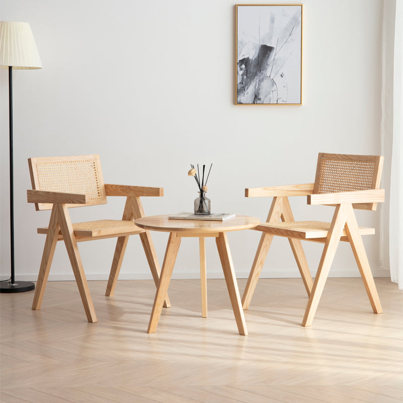 PENELOPE Rattan Dining Chair Premium Solid Wood ( Choice of 3 Color )