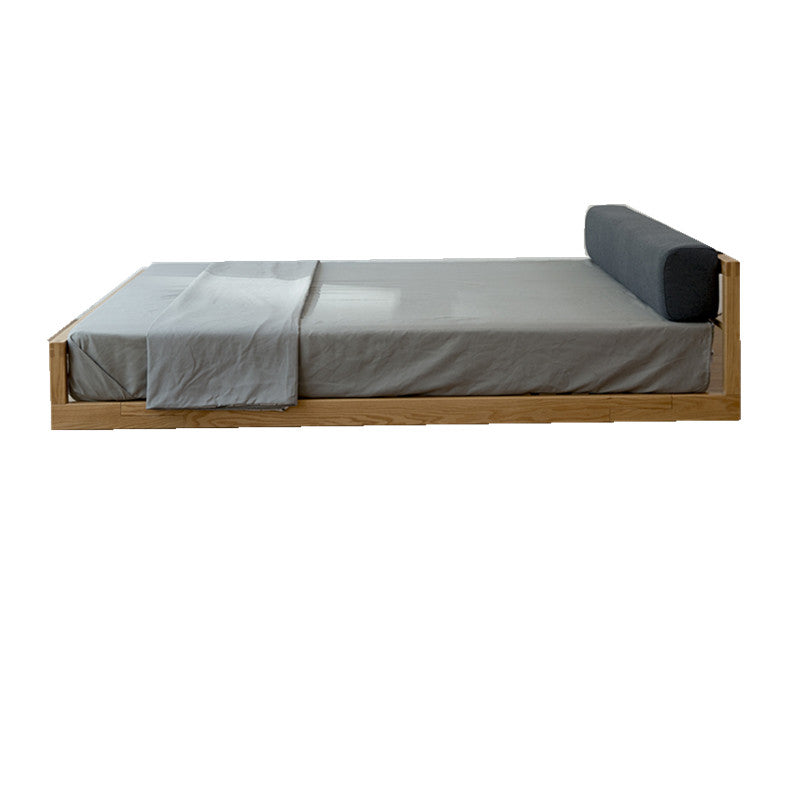 ADACHI Japanese Style Solid Wood Tatami Oak Bed