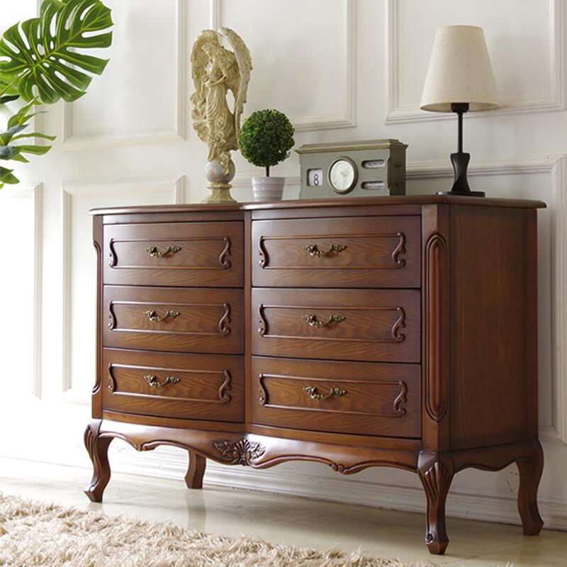 Eliana Sheraton Chest of Drawers Dresser Cabinet American Style Solid Wood