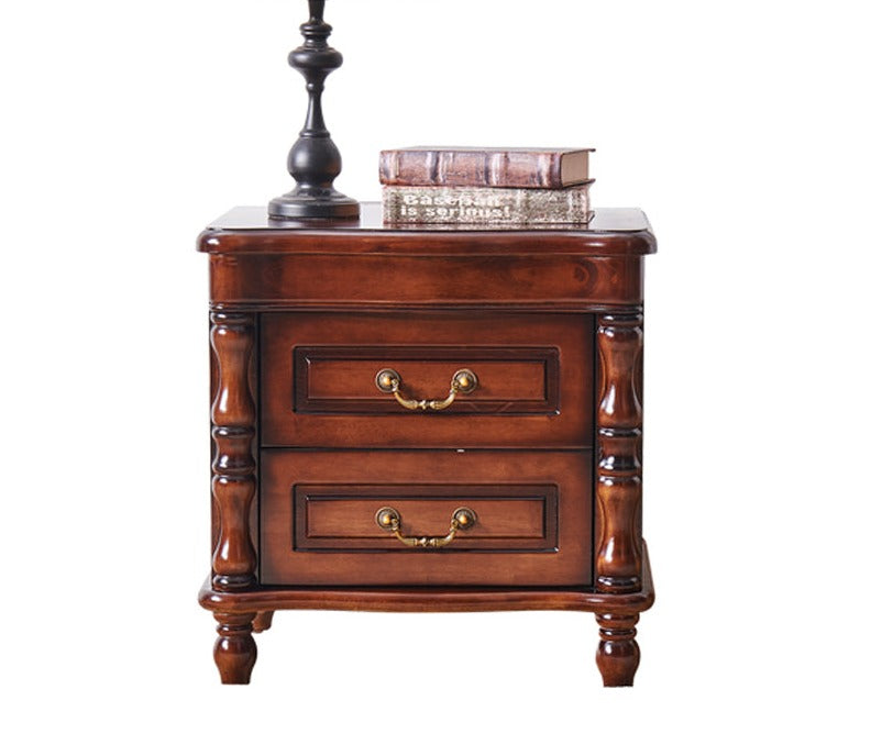 SOPHIA HILTON American Style Solid Wood Bedside Table Modern Classic