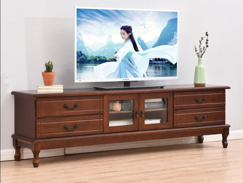 WAREHOUSE SALE MATEO European Style Solid Wood TV Console Cabinet ( Size 1,2 to 2m , 4 Color ) ( Discount Price $1099 Special Price $699 )