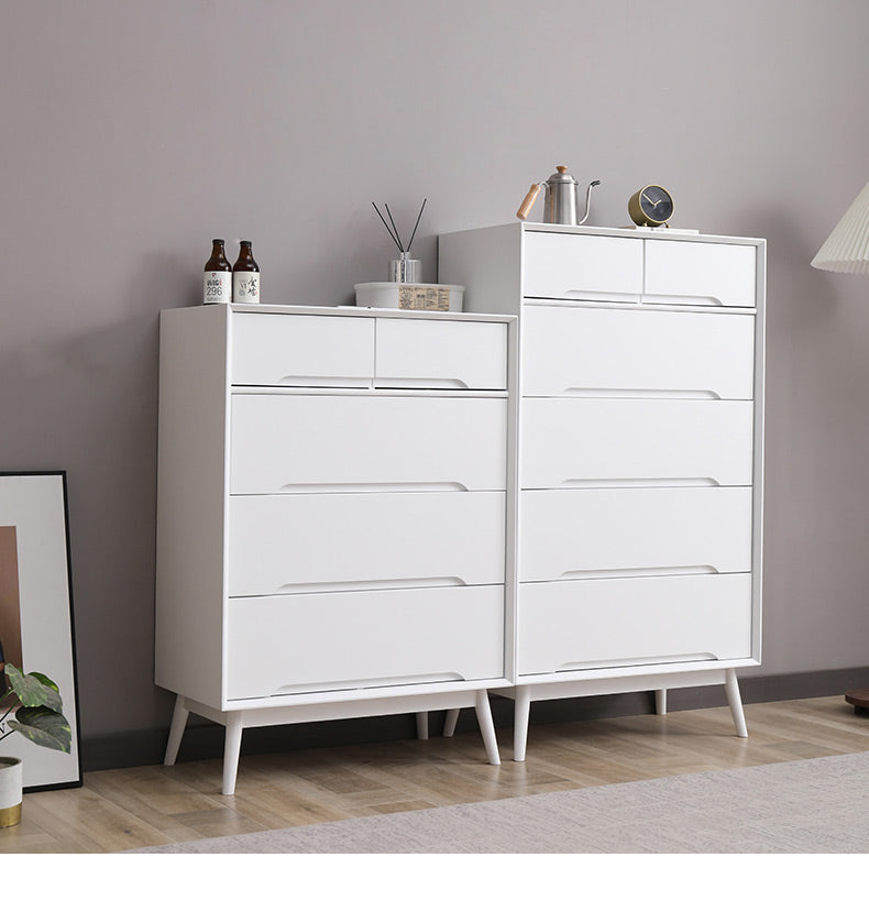 ANN Scandinavian Solid Wood Chest of Drawers Cabinet Storage ( 4 Color 2 Size )