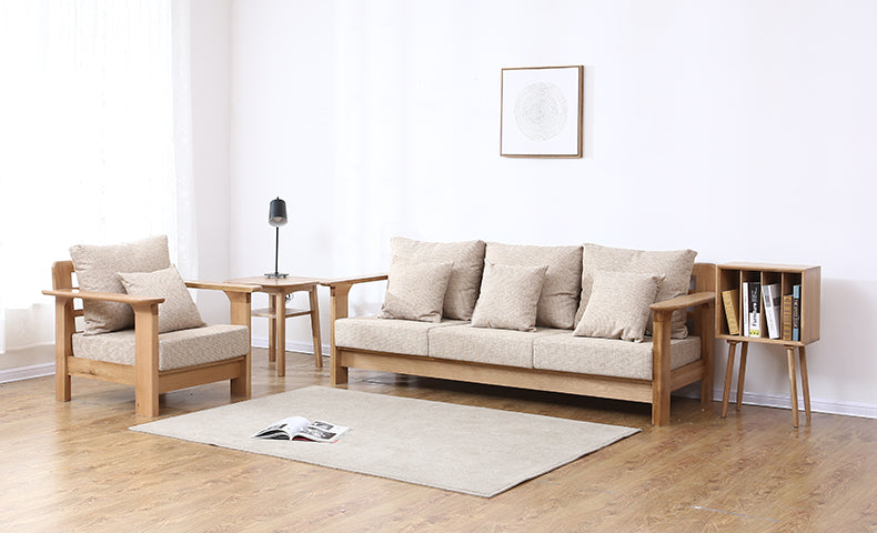 BENTLEY Nordic Modern Solid Wood Sofa