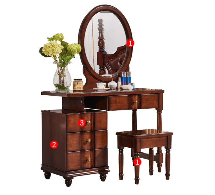 CHARLOTTE Hilton American Country Dressing Table Vanity Desk Mirror