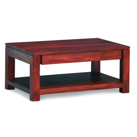 Naples 2 Drawer Coffee Table Mahogany Color 90x60x40 SFS638CT 002 TA