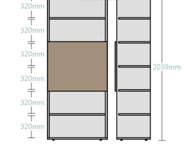 Christina NEW YORK HILTON Scandinavian Bookcase Display Solid Hard Wood