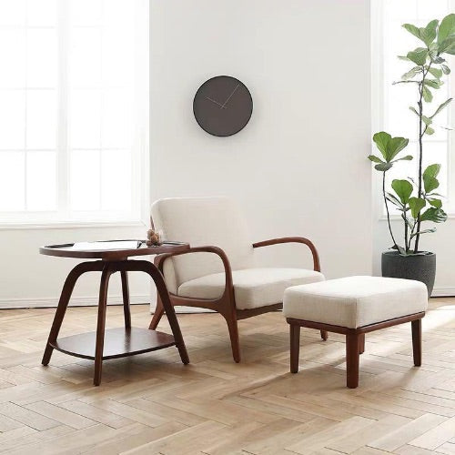 Valentina Scandinavian Armchair Solid Wood