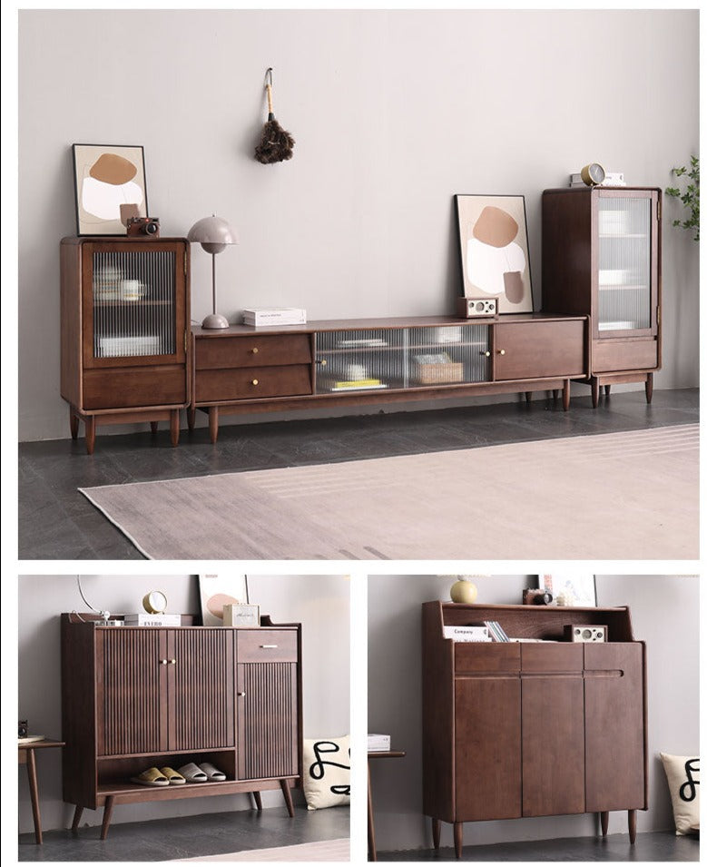 DIANA SWEDEN Buffet Sideboard Shoe Cabinet All Solid Wood ( 2 Size 4 Colour )