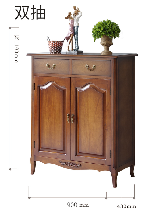 Elena New York Sheraton Buffet Cabinet Sideboard Solid Wood American Style ( Select from 6 Design Size )