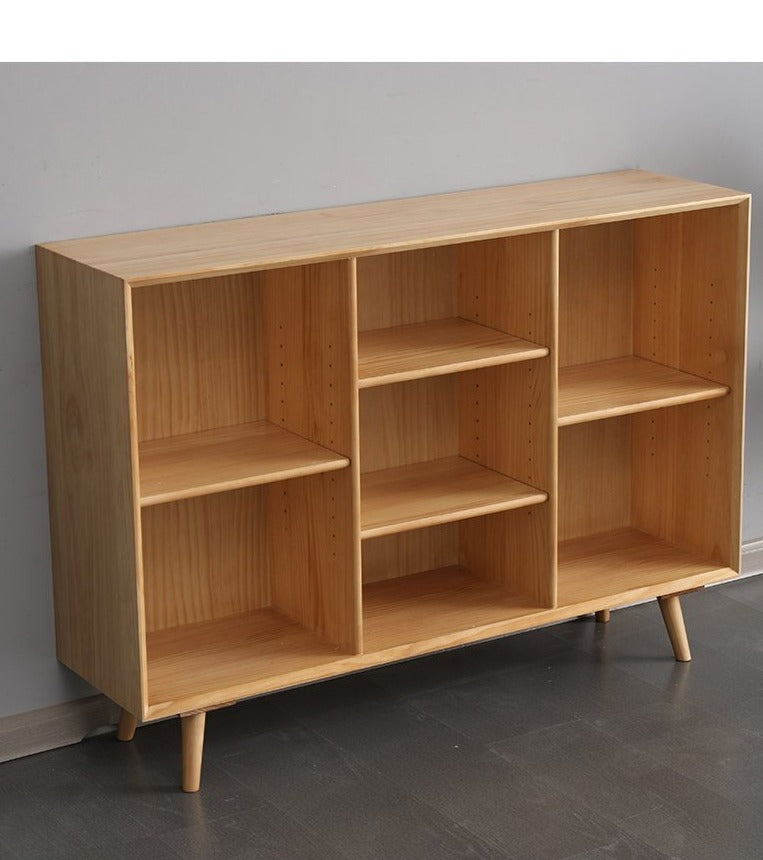 LUCAS Storage Solid Wood Bookcase Display