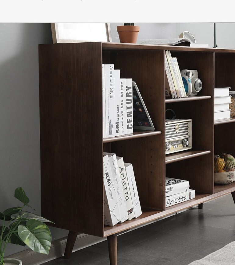 LUCAS Storage Solid Wood Bookcase Display