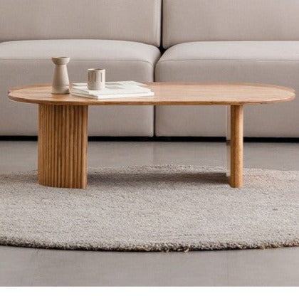 Lilah NEW YORK HILTON Scandinavian Nordic Solid Wood Coffee Table Modern