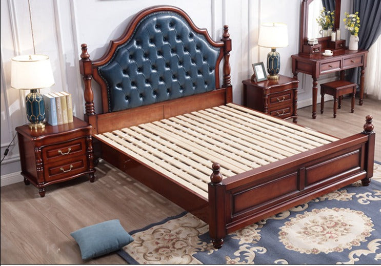 Lucy Boston Hilton Bed American Classic Solid Wood ( Select from 2 Size  2 Color )