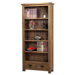 MASON European Retro Solid Wood Large Bookcase American Oak