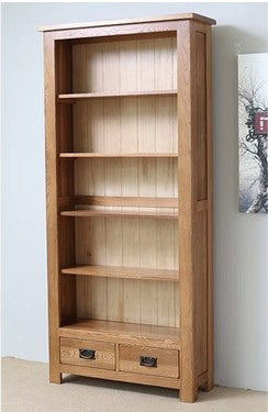 MASON European Retro Solid Wood Large Bookcase American Oak