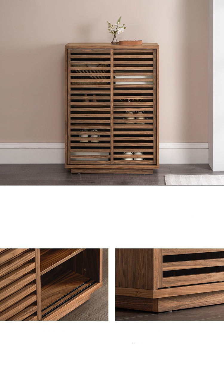 NYLAH BELAIR Solid Wood Shoe Cabinet