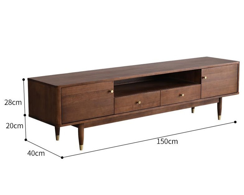 ELIJAH Nordic Solid Wood TV Console Cabinet Simple Modern Design