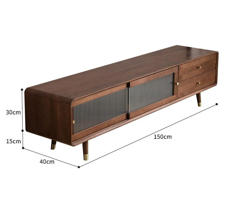 WAREHOUSE SALE BRAYDEN TV Console Solid Wood ( Discount Price $1299 Special Price $899 )