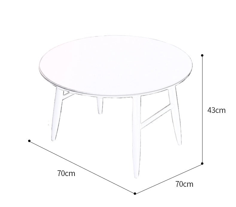 Alayah Japanese Scandinavian Coffee Table Solid Wood ( 4 Colour 2 Size )