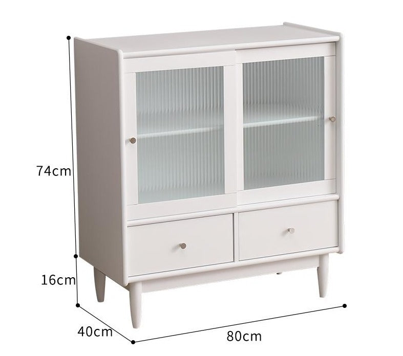 HUDSON Modern Classic Glass Display Hutch