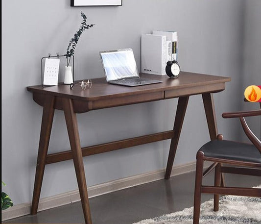 SEBASTIAN Solid Wood Modern Japanese Writing Desk