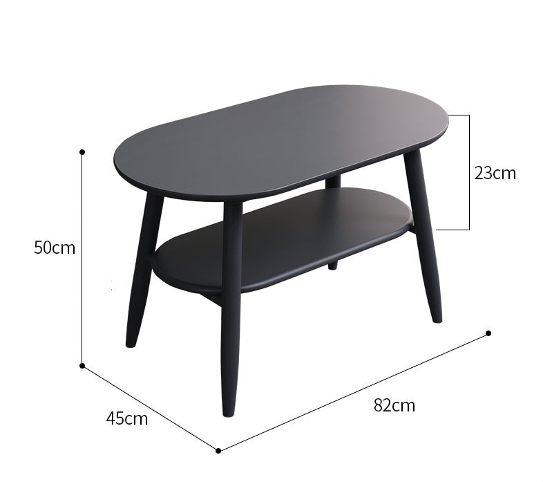 Alayah Japanese Scandinavian Coffee Table Solid Wood ( 4 Colour 2 Size )