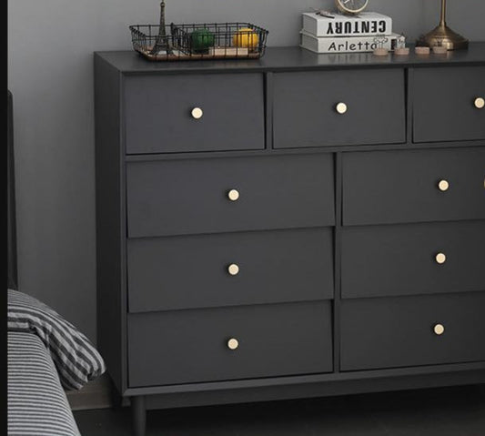 ADRIAN Large Minimalist Chest Drawers Commode Dresser