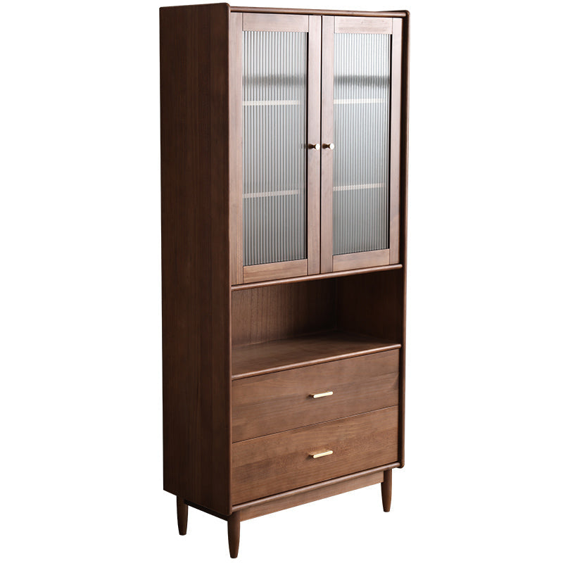 JEREMIAH Glass Display Cabinet Hutch 175cm