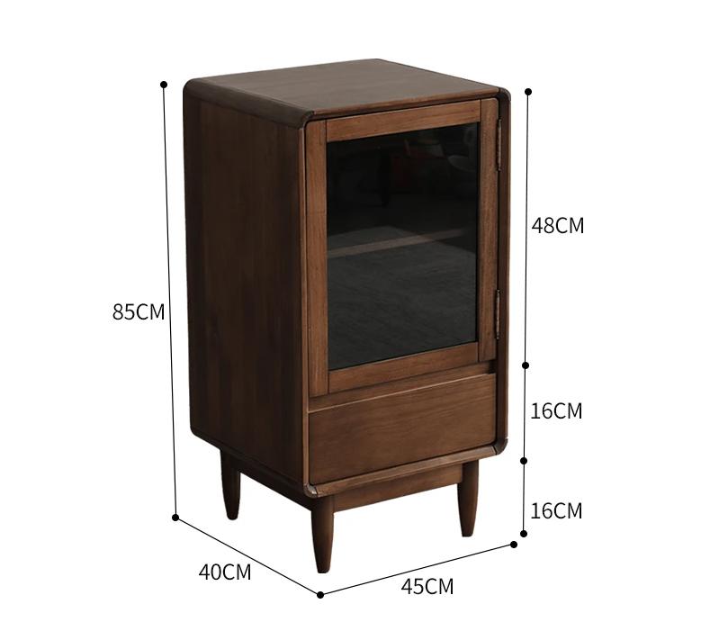 MICHEAL Glass Display Dining Cabinet Modern