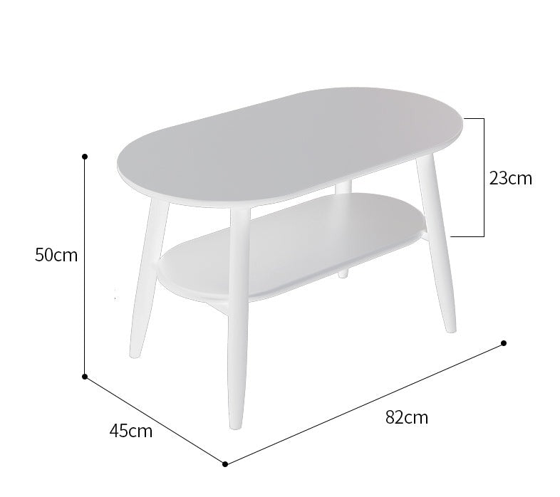 Alayah Japanese Scandinavian Coffee Table Solid Wood ( 4 Colour 2 Size )