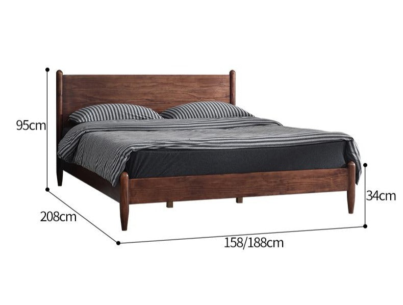 ASHER Nordic Modern Bed 1.5m / 1.8m Queen / King Size