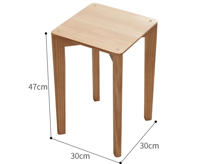 AARON Nordic Modern Stool Dining Vanity