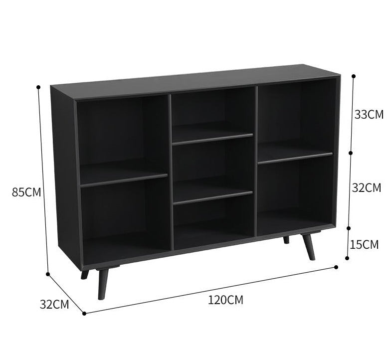 LUCAS Storage Solid Wood Bookcase Display