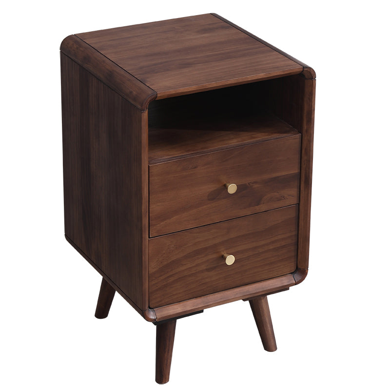 JAMES Nordic Solid Wood Bedside Cabinet Bedroom Style 35cm