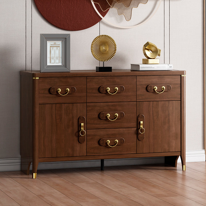 Juan Japanese Style Solid Wood Frame Chest of Drawers Cabinet