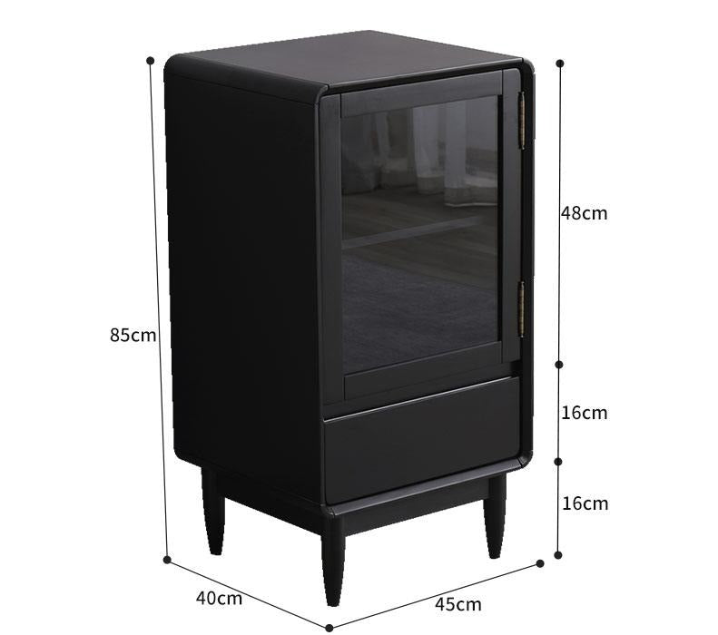 MICHEAL Glass Display Dining Cabinet Modern