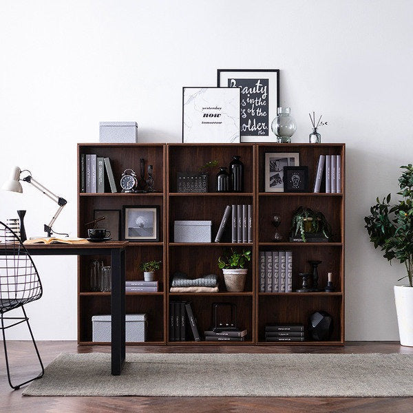 Christina NEW YORK HILTON Scandinavian Bookcase Display Solid Hard Wood