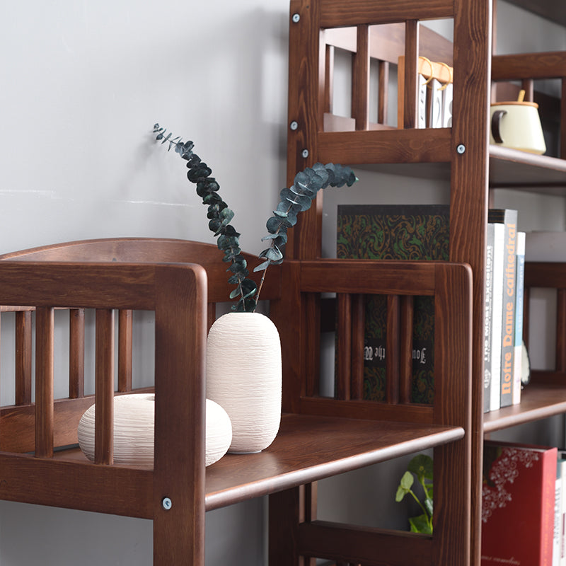 DAVIDE Modern Solid Wood Bookshelf Storage