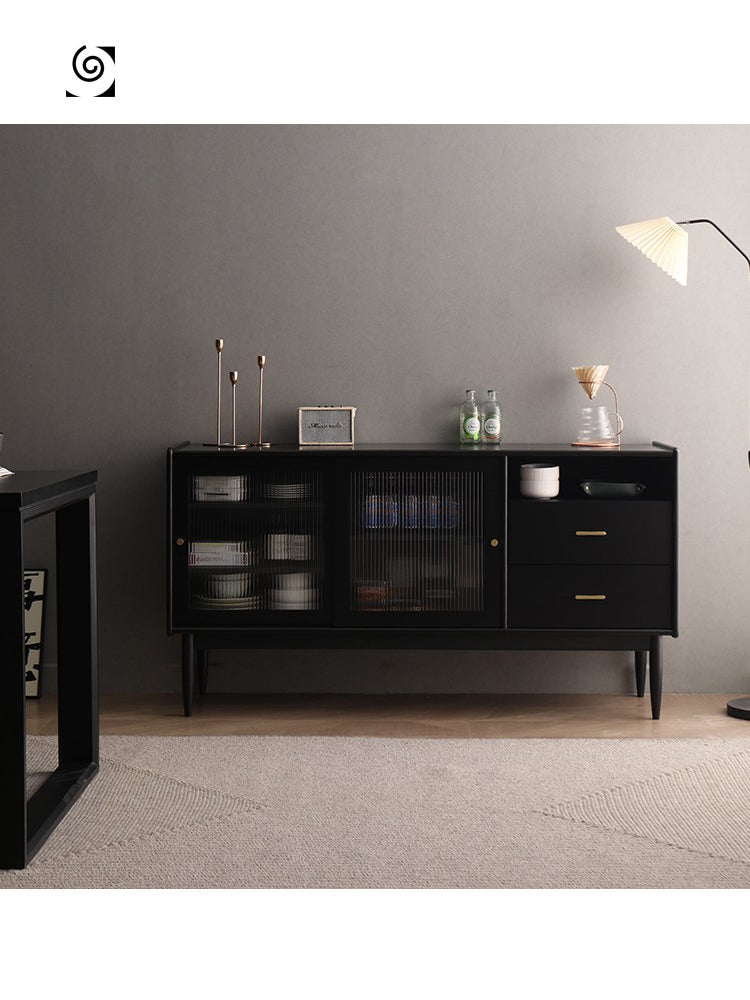 AMALIA Scandinavia Buffet Sideboard Modern Solid Wood sideboard ( 4 Colour )