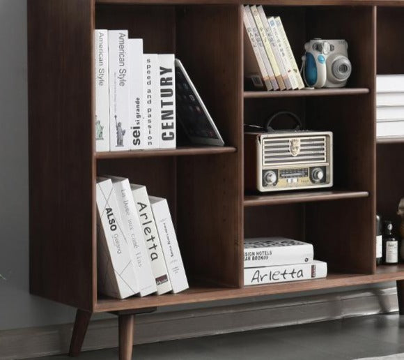 LUCAS Storage Solid Wood Bookcase Display