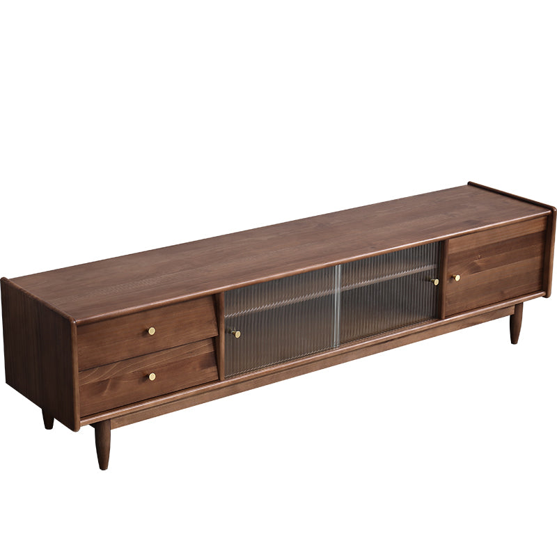 MATTHEW Nordic Solid Wood TV Console Cabinet