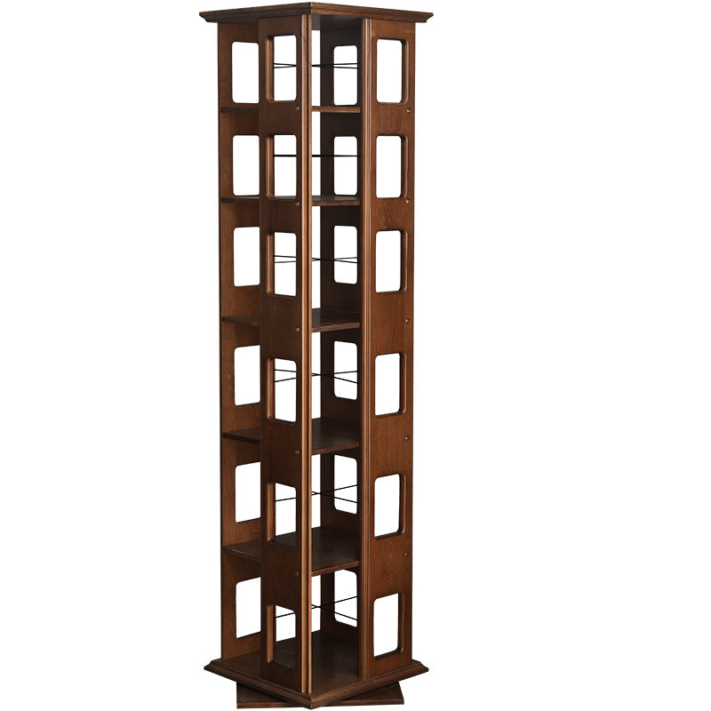 JOSEPH Full Solid Wood Rotating Bookshelf 360 Degree