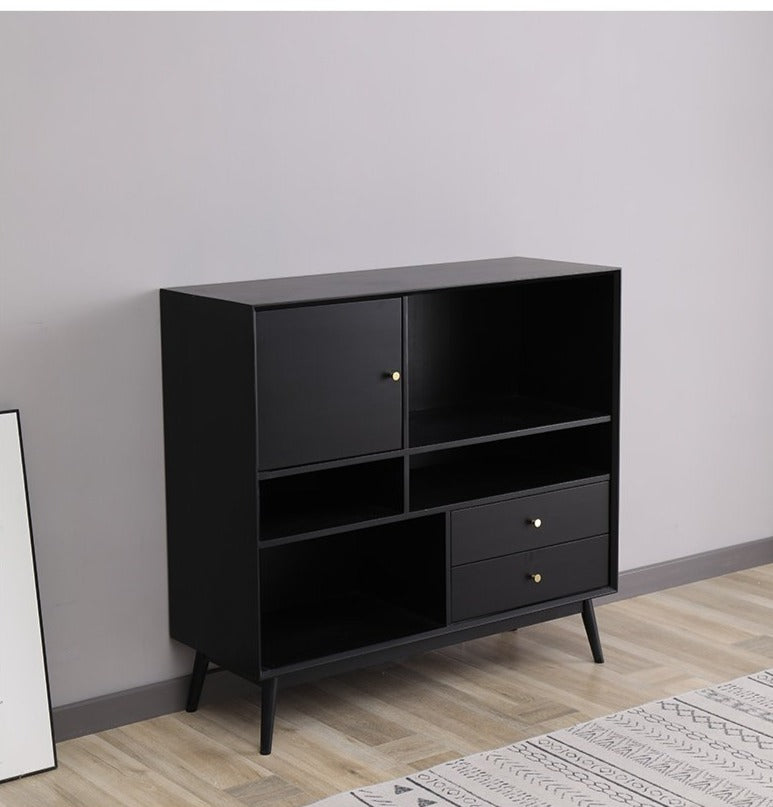 ROBERT Minimalist Bookcase Display Solid Wood