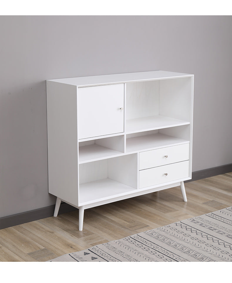 ROBERT Minimalist Bookcase Display Solid Wood